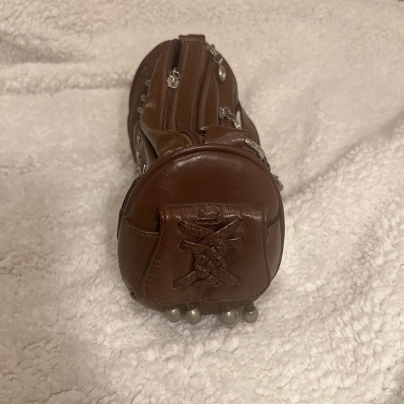 Brown Leather Women's Bag - Picture 3 of 8